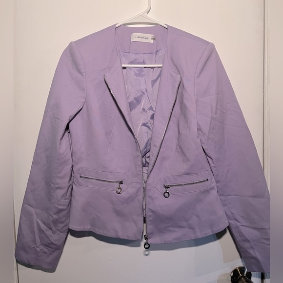 VINTAGE CALVIN KLIEN ORCID OFFICE COAT - Picture 1 of 3